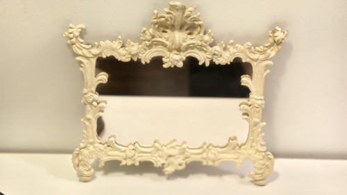 Bronze frame rococo mirror - ,